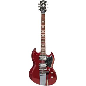 IYV 6 String IVSV-300, Right, Cherry Red Solid-Body Electric