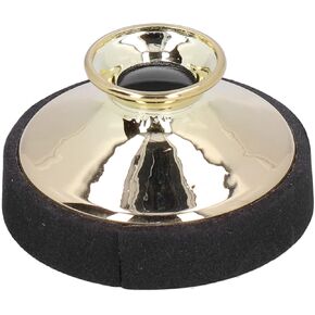 Saxophone Mute, ABS Saxophone Muffler for Children for Beginner(Golden)