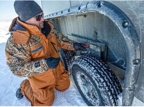 Striker Men's Trekker Durable Windproof Water-Resistant Insulated Outdoor Ice Fishing Bib with Sureflote Flotation Technology in Kuwait