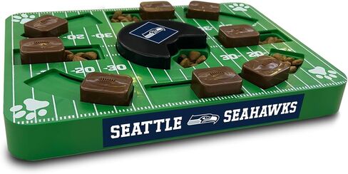Pets First NFL New England Patriots Large Puzzle Toy, Dog Puzzle Treat Toy, New Large Size, Interactive Dog Treat Toy, Dog Slow Feeding Toy in Saudi Arabia