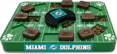 Pets First NFL New England Patriots Large Puzzle Toy, Dog Puzzle Treat Toy, New Large Size, Interactive Dog Treat Toy, Dog Slow Feeding Toy in Saudi Arabia