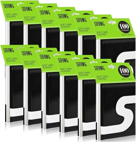 600 Counts Card Sleeves, Penny Clear Card Sleeves for Trading Cards, Baseball Card Sleeves, Trading Card Sleeve, Soft Sports Card Sleeves, Plastic Card Protector Sleeves for Football Game Cards, MTG in Kuwait