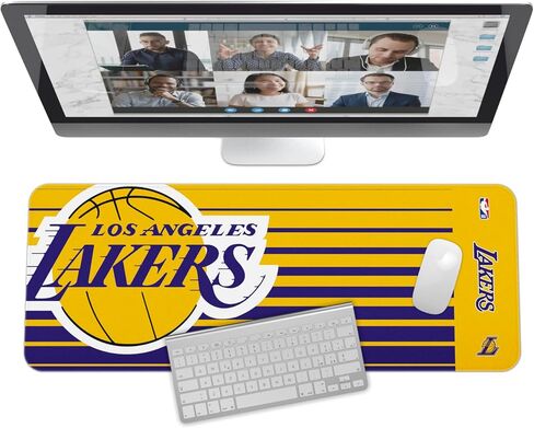 SOAR NBA Multifunctional Desk Mat for Desktop - Ultra Soft Fabric with Non-Slip Rubber Backer in Saudi Arabia