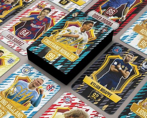 Soccer Trading Cards 2024/2025 - Unique 50 Star Player Cards - Look for Signed Autographed Cards from World Cup | Champions League | Copa | Euro | MLS - Card Hatch in Saudi Arabia