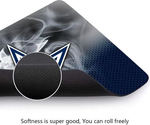 Gaming Mouse Pad for Football Sports Fans,Green Design Non-Slip Rubber Base Square Mousepad for Computers Laptop Desk Mat in Saudi Arabia