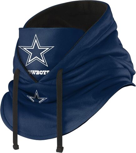 FOCO NFL Unisex-Adult Official Primary Logo Hooded Gaiter Balaclava Face Cover Neck Scarf in Saudi Arabia