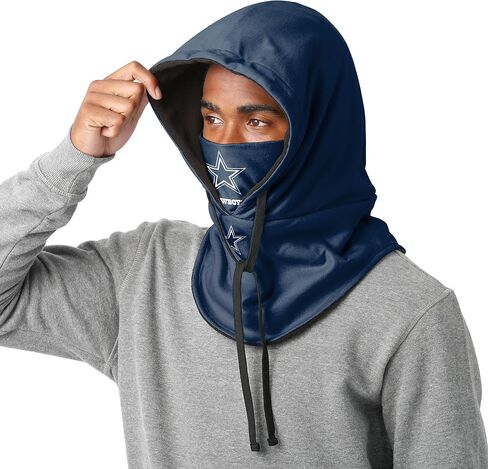 FOCO NFL Unisex-Adult Official Primary Logo Hooded Gaiter Balaclava Face Cover Neck Scarf in Saudi Arabia