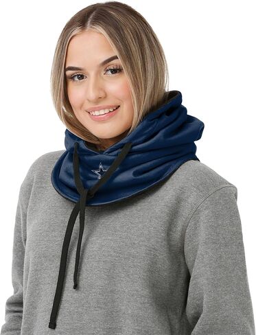 FOCO NFL Unisex-Adult Official Primary Logo Hooded Gaiter Balaclava Face Cover Neck Scarf in Saudi Arabia