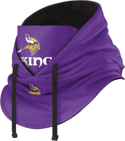 FOCO NFL Unisex-Adult Official Primary Logo Hooded Gaiter Balaclava Face Cover Neck Scarf in Saudi Arabia