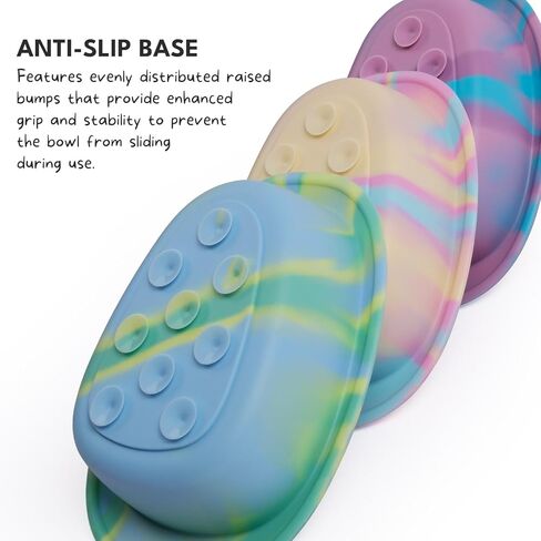 وعاء لعق الكلاب التفاعلي، وعاء تغذية بطيء من السيليكون الخالي من مادة BPA مع أكواب شفط، وعاء طعام غير قابل للانزلاق للكلاب والقطط، يقلل من الملل والقلق، آمن للاستخدام في غسالة الأطباق، أخضر in Kuwait