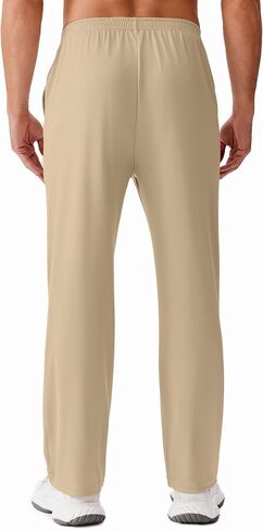 Deyeek Tear Away Pants for Men Baggy Side Snap Post Surgery Pants Open Bottom Sweatpants with Pockets Pants to Wear with Cast in Saudi Arabia