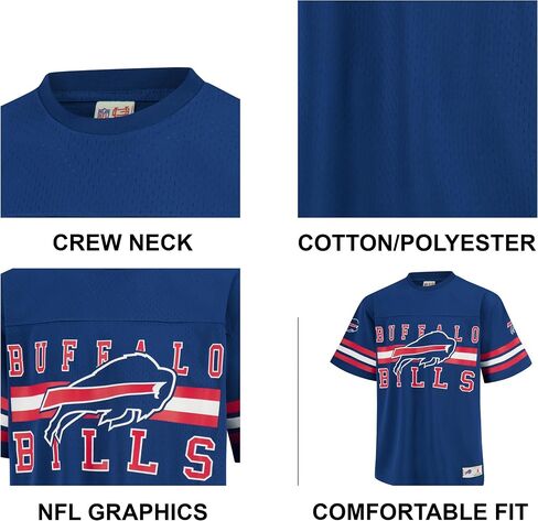 Ultra Game Adults NFL Official Soft Mesh Vintage Beast Mode T-Shirt in Saudi Arabia