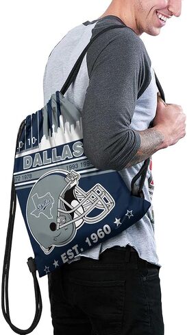 Detroit Football Gym Drawstring Bags, Sports Fans Drawstring Bag Sport String Backpacks for Player, Football Keepsake Fans Gifts Bags in Saudi Arabia