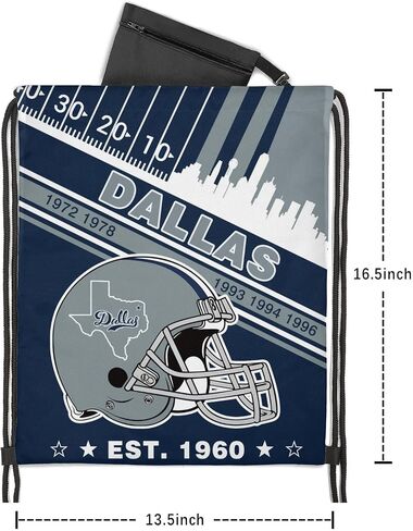 Detroit Football Gym Drawstring Bags, Sports Fans Drawstring Bag Sport String Backpacks for Player, Football Keepsake Fans Gifts Bags in Saudi Arabia