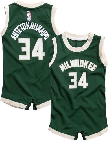 Nike Giannis Antetkounmpo Milwaukee Bucks NBA Infants 12-24 Months Green Icon Edition Jersey (Infants 18 Months) in Saudi Arabia
