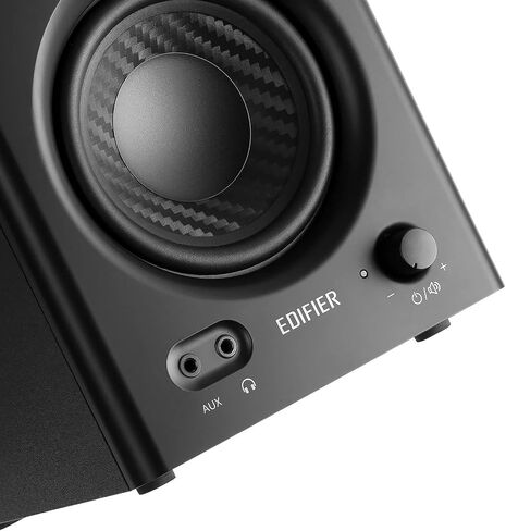 Edifier MR4 Powered Studio Monitor Speakers, 4" Active Near-Field Reference Speaker - Black (Pair) in Saudi Arabia