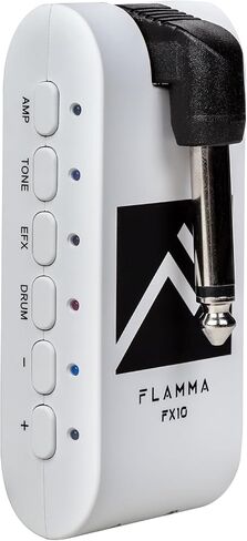 FLAMMA Guitar Headphone Amp Portable with 28 Drum Grooves 14 Built-in Effects 14 Amplifier Models 5 Tone Colors Support Bluetooth USB Audio Recording and Playback OTG Function Home Practice in Kuwait