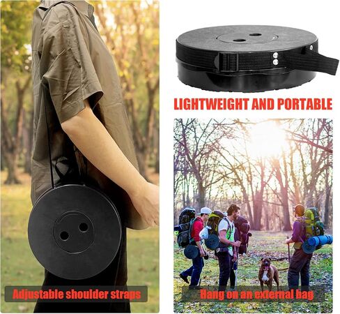 Upgraded Collapsible Stool Thickened Set of 2, Portable Stool Folding Stool, Foldable Chair for Camping Fishing Hiking BBQ and Outdoor Activities - Max 400lbs in Saudi Arabia