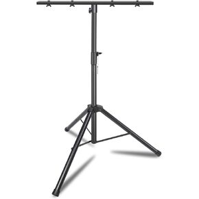 T-Bar DJ Light Stand Heavy Duty Portable Par Can Tripod, Stage Lights Stands Adjustable 35-65 Inch, Suitable for Stages, Bar, Banquet, Party