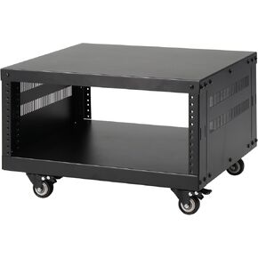 Ktaxon 12U Rack, 4/12/16/22U AV Rack Recording Studio Racks with Removable Side Panels, Lockable Casters and Special Vent Design, Server Rack for 19 Inch Rack Mounting (12U)