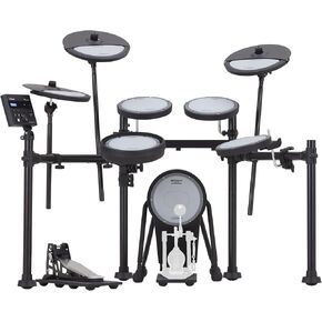 Roland VQD106 V-Drums | Revolutionary 5-Piece Electronic Quiet Design Drum Kit | Perfect for Home Practice | Up To 75% Noise Reduced Pads | TD-07 Sound Module | Bluetooth Connectivity