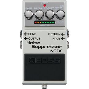 BOSS NS-1X Noise Suppressor | Next-Generation Noise Reducer & Ultra-Fast Gate for Guitar, Bass & Other Instruments | BOSS MDP Technology | Reduction Mode | Intuitive Operation | Send/Return Loop