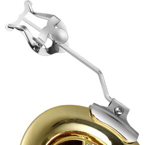 Trombone Lyre Clip, 7.3in Extended Clarinet Lyre Music Clip, Trumpet Lyre Marching Music Clip, French Horn Music Clip, Clarinet Music Clip Trumpet Accessories for Music Beginners