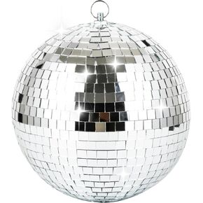 NuLink Disco Ball 8" Disco Ball Decor Hanging Disco Ball for Party Mirror Ball for Big Party Decorations Wedding Home