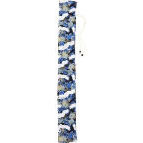 Flute Accessory Flute Case Cloth Flute Bag Flute Storage Pouch Folk Style Flute Bag Flute Woven Bag Musical Instruments Storage Container (Blue) Bag Flute