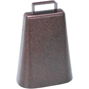 7 Inch Steel Cow Bell with Handle and Antique Copper Finish in Saudi Arabia