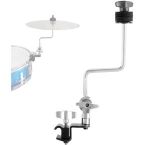 RANMING Cymbal Clamps Arm Drum Hoop Mount Cymbal Clamp for Snare Drums and Toms Drum Set Clamp with Z Splash Drum Hoop,Extension Mount for 8-12in Cymbals Cymbal Mounted Holder Percussion Accessories