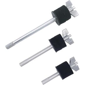 3Pcs Cymbal Stackers, 4 inch, 5.7 inch and 7.28inch Cymbal Stacker Mount 8mm Thread Cymbal Stacker Attachment Percussion Instrument Accessories