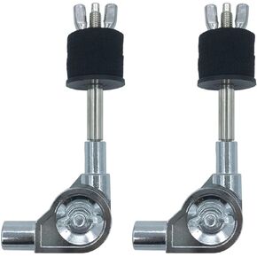 2 Pack Cymbal Stacker Adjustable Cymbal Stacker Arm 7.1inch Mini Cymbal Stacker Attachment for 12mm Straight Cymbal Stacker Boom Arm Mount Cymbal Stand Drum Kit Accessory