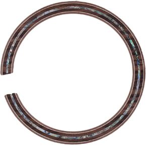 BQLZR B-13 Wood Color Acoustic Guitar Rosewood Rosette Soundhole Wood Inlaid Rosette for Classical Guitar