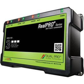 Dual Pro Recreation Series Triple Output Charger Three 6-AMP Bank