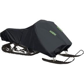 YOYOW Universal snowmobile cover，420D Waterproof Heavy Duty Sled Ski Cover for Polaris, Ski Doo, Fits snowmobiles 115’’x W 51’’x H 49’’