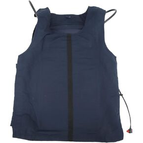 Asixxsix Cooling Vest, Polyester TPU Water Circulation Summer Cooling Vest Adjustable Tightness Self Suction Pump Ice Vest for Travel Cycling Running Riding (M/L)