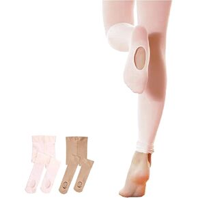 Stelle Girls Ballet Dance Convertible Tights Women Ultra Soft Pro Transition Tights