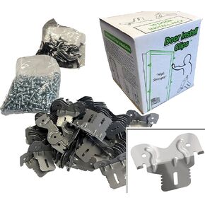 Door Install Clips™ | Super Strong & Rigid | Patented Strength Gussets