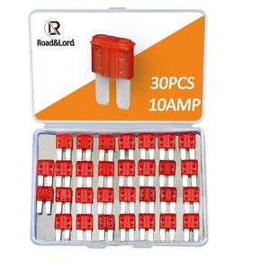 30PCS Micro 2 Blade Fuse ATR/APT Micro2 Fuse ATR/APT Blade Fuse Kit for Car Boat Truck SUV Automotive Replacement Fuses (10A) (30A)