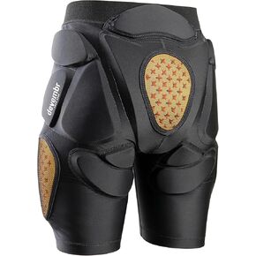 Protective Padded Shorts, Butt Pads Snowboarding for Women, Men - Impact Absorption Cushion Protection, Cold Resistance for Skate Ski