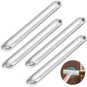 4Pcs Wall Protector from Furniture, Chair Wall Protector, Wall Bumper Guards, Self-Adhesive Clear Bumpers, Adhesive Shower Door Bumpers, Rubber Door Bumpers for Wall
