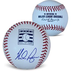 Nolan Ryan Autographed MLB Signed Hall of Fame HOF Baseball Beckett COA With UV Display Case