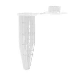 ONiLAB 500Pcs 2ml Polypropylene Graduated Microcentrifuge Tubes with Attached Lid,Clear Conical Micro Centrifuge Small Sample Bottle Vials Container for Lab