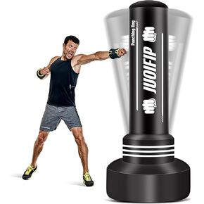Freestanding Punching Bag with Stand for Adult Teens, 70inch Men Standing Kickboxing Bag, Suitable for Kickboxing Martial Arts MMA Dummy Karate Home Gym Training Equipment for Men and Women