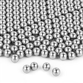 250 Pcs Paint Mixing Balls, 316 Stainless Steel Mixing Agitator Balls, 4mm/0.16in Rust-Proof Paint Shaker Nail Polish Bearing Balls Metal Mixer Balls for Mixing Model Paints(4mm/0.16in)