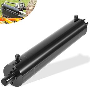 5"x24" Heavy Duty Hydraulic Cylinders Log Splitter Hydraulic Cylinder Double Acting Universal Hydraulic Cylinder 5" Bore 24" Stroke 2" Rod 3500 PSI