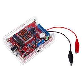 MiOYOOW Soldering Practice Kit, DIY PWM Adjustable Signal Generator Voltage Current Tester Electronics Project Kit, LED Display Multifunctional Frequency Counter Soldering Kit for Learning