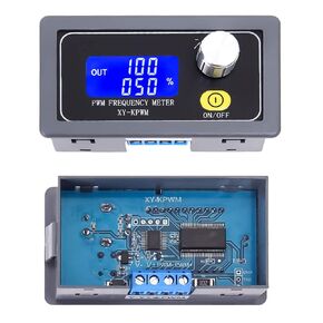 MiOYOOW PWM Frequency Generator, 1-Channel 1Hz-150KHz Adjustable Pulse Duty Cycle Function Generator, Square Wave Signal Generator Module with LCD Display and Rotary Switch