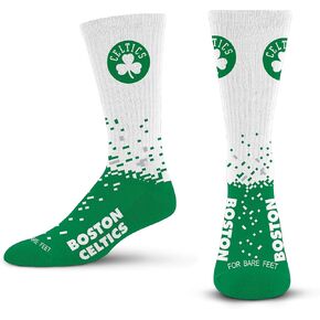 For Bare Feet Unisex Kid's NBA Spray Zone Crew Sock Youth